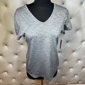 Lole Gray V-Neck Women's Top Size S/P